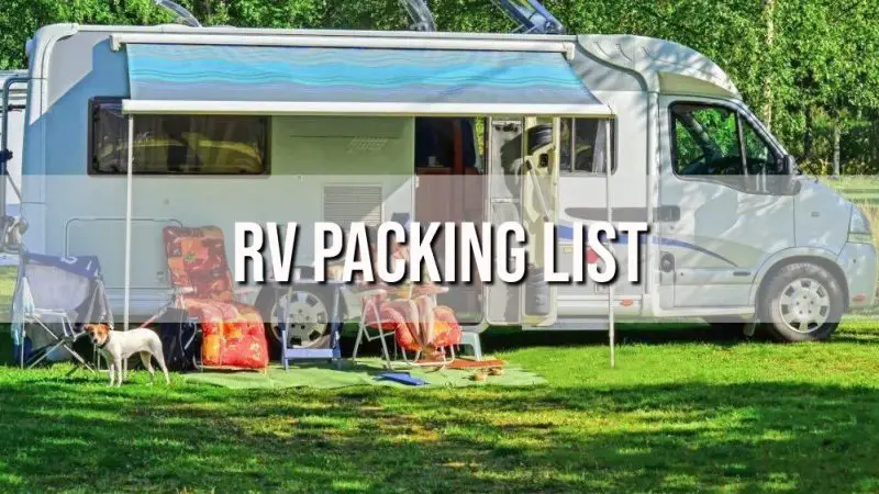 RV Packing List for Newbies
